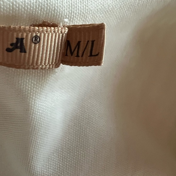 Azaka Paris white lacy crochet grecian sundress sz M/L tassels coquette - Picture 7 of 14